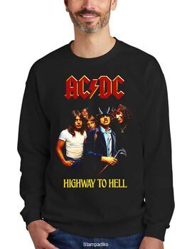 Φούτερ με στάμπα AC/DC Hard Rock - Highway To Hell Design
