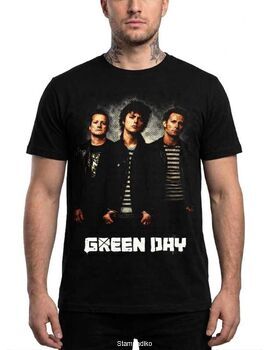 Μπλούζα με στάμπα Green Day Punk Rock Band Trio
