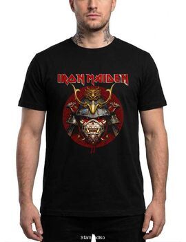 Μπλούζα με στάμπα Iron Maiden Senjutsu Samurai Katana - Stampadiko.gr