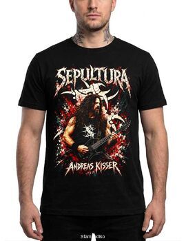 Μπλούζα με στάμπα Sepultura Thrash Metal - Andreas Kisser Design