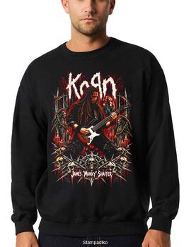 Φούτερ με στάμπα Korn Nu Metal - James "Munky" Shaffer Design