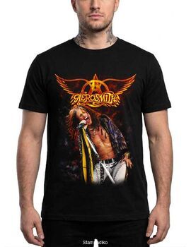 T-Shirt με Στάμπα Aerosmith - Steven Tyler Live