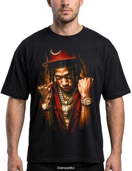 Μπλούζα με στάμπα King Von Hip-Hop - Urban Portrait Design