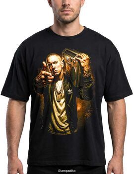 Μπλούζα με στάμπα Eminem Hip-Hop - Urban Boombox Design