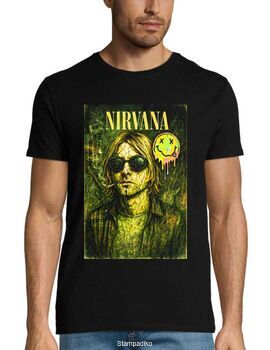 Μπλούζα με στάμπα Nirvana Kurt Cobain - Grunge Psychedelic Edition T-Shirt
