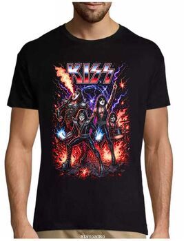 Μπλούζα με στάμπα KISS - "Rock and Roll All Nite" Glam Rock Edition