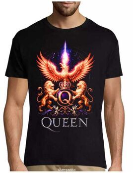 Μπλούζα με στάμπα Queen - "Golden Crest" Phoenix Edition