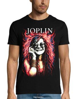 Μπλούζα με στάμπα Janis Joplin - "Psychedelic Soul" Colorful Edition