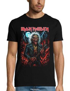 Heavy metal t-shirt με στάμπα Iron Maiden Killers