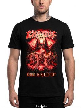 Μπλούζα με στάμπα Exodus "Blood In Blood Out" - Thrash Metal Merch