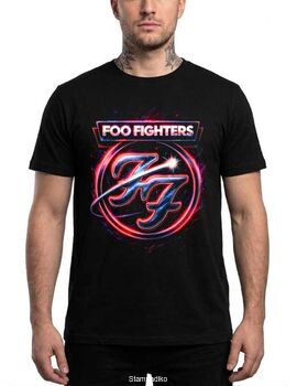 Μπλούζα με στάμπα Foo Fighters Neon Star Logo Rock
