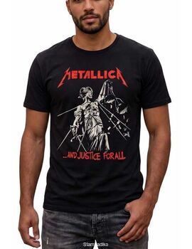 Μπλούζα με στάμπα Metallica And Justice for All Thrash Metal - Stampadiko