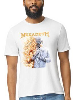 Μπλούζα με στάμπα Megadeth Flame Vic T-shirt