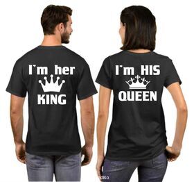 Μπλούζα T-shirt King and Queen
