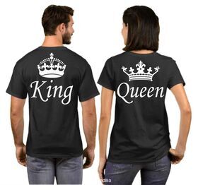 Μπλούζα T-shirt King and Queen