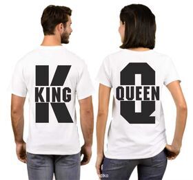 Μπλουζάκια & φούτερ με κουκούλα με στάμπα King and Queen