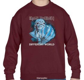Παιδική μπλούζα φούτερ με στάμπα Iron Maiden Different World