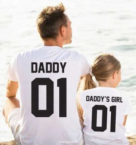 Μπλουζάκια με στάμπα daddy and daughter shirts-mommy and daughter shirts