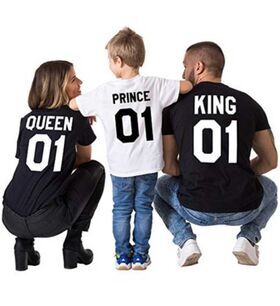 Μπλούζακια T-shirt King - Queen & Prince