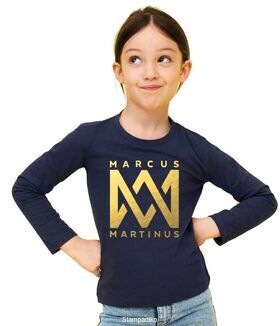 Παιδικό μπλουζάκι με στάμπα Marcus & Martinus