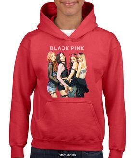 Φούτερ μπλούζα με κουκούλα με στάμπα Blackpink Boombayah