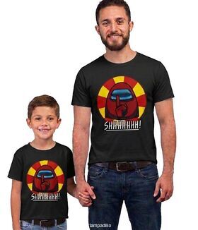 Μπλούζα Among Us "Shhhhhhh!" - Red Character