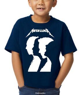 Παιδικό μπλουζάκι με στάμπα Metallica Band Silhouette