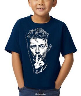 Παιδικό μπλουζάκι με στάμπα David Bowie I don't know where I'm going from here, but I promise it won't be boring.