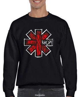Μπλούζα Φούτερ με στάμπα  Red Hot Chili Peppers RHCP