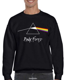 Μπλούζα Φούτερ Sweatshirt Rock με στάμπα PINK FLOYD Dark Side of the Moon