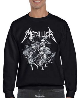 Μπλούζα Φούτερ με στάμπα Metallica Live Wire