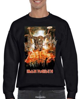 Μπλούζα Φούτερ με στάμπα Iron Maiden Fear of the Dark