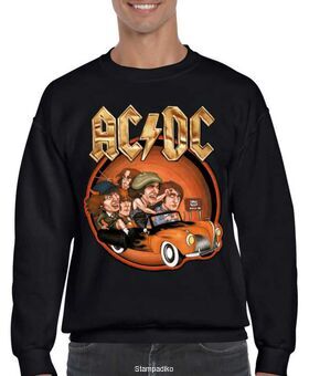 Μπλούζα Φούτερ με στάμπα AC/DC Back in Business Again