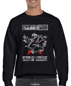 Μπλούζα Φούτερ με στάμπα Scorpions Wind Of Change