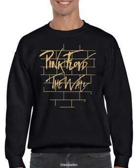 Μπλούζα Φούτερ με στάμπα Pink Floyd The Wall Golden