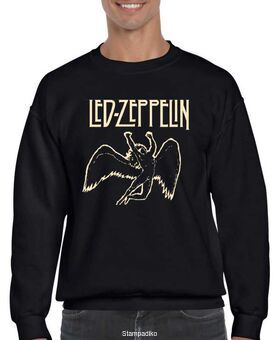 Μπλούζα Φούτερ με στάμπα Led Zeppelin Swan Song