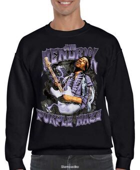 Μπλούζα Φούτερ με στάμπα Jimi Hendrix Purple Haze