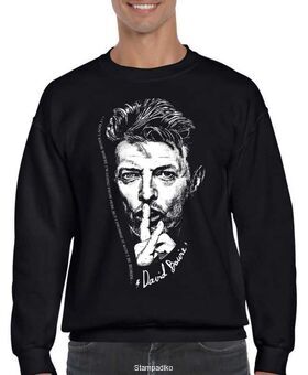 Μπλούζα Φούτερ με στάμπα David Bowie I don't know where I'm going from here, but I promise it won't be boring