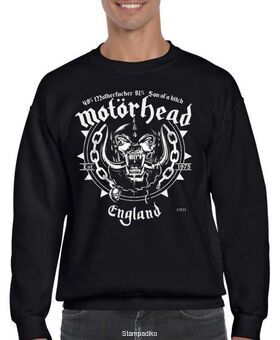 Μπλούζα Φούτερ με στάμπα 49% Mother Fucker 51% Son Of A Bitch Lemmy Heavy Metal Motorhead