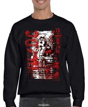 Μπλούζα Φούτερ με στάμπα ACDC Angus Young Guitar