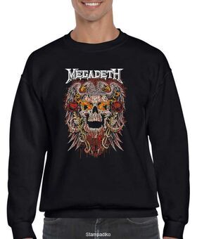 Μπλούζα Φούτερ με στάμπα Megadeth