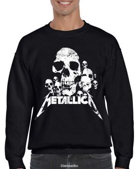 Μπλούζα Φούτερ με στάμπα Metallica skulls