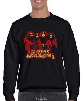 Μπλούζα Φούτερ με στάμπα Black Sabbath Band