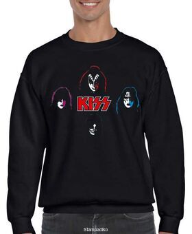 Μπλούζα Φούτερ με στάμπα Kiss The Band