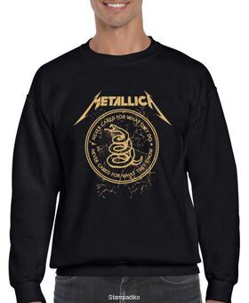 Μπλούζα Φούτερ με στάμπα Metallica Never cared for what they do, never cared for what they know