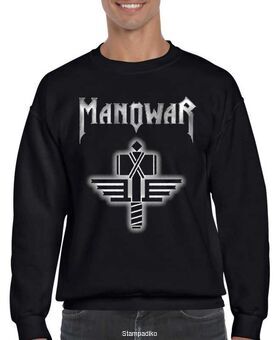 Μπλούζα Φούτερ με στάμπα Manowar Sign Of The Hammer