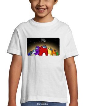 Mπλουζάκι με στάμπα Among