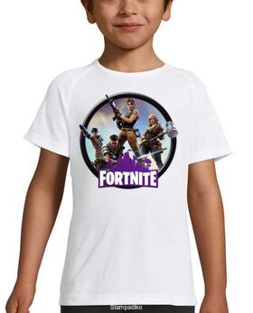 Παιδικό μπλουζάκι με στάμπα Fortnite Battle Royale
