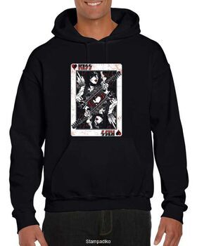 Μπλούζα Φούτερ με κουκούλα Kiss Gene Simmons The Demon