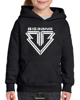 Φούτερ μπλούζα με κουκούλα με στάμπα Kpop Big Bang Hoodie